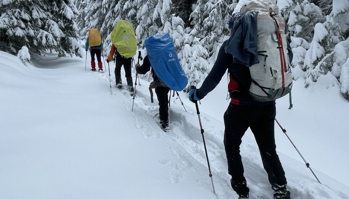 Schneeschuhgeher im Gebirge | © Erfurt Alpin